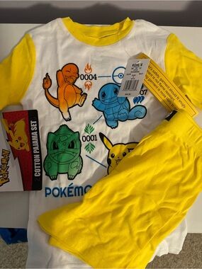 New Pokemon pj set 6/7